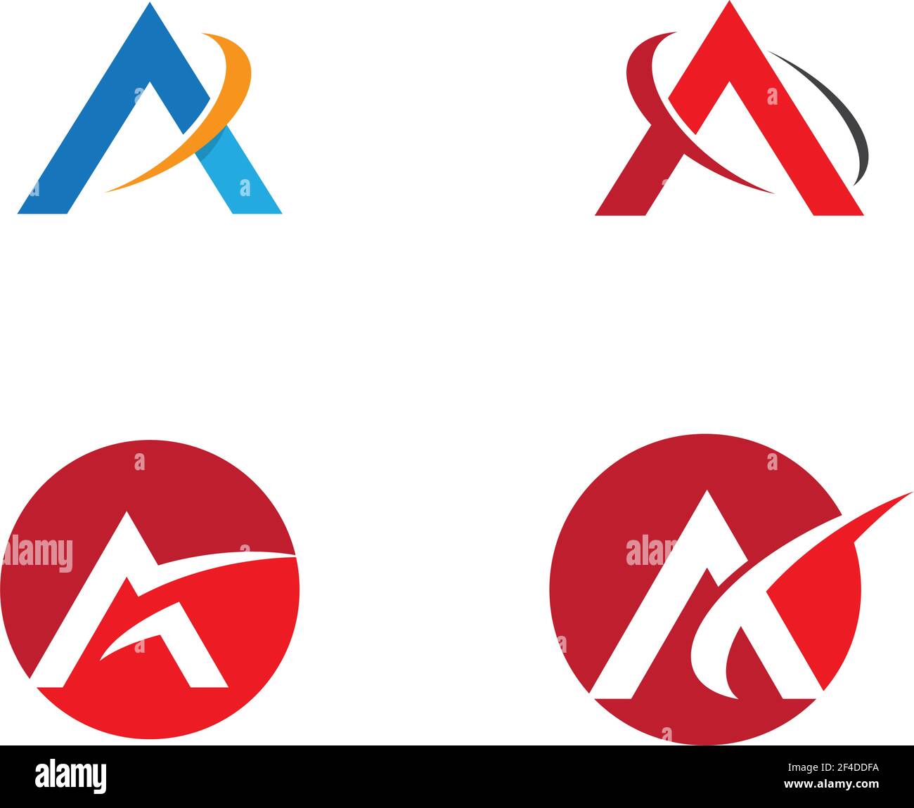 A letter logo vector icon illustration design Stock Vector Image & Art ...