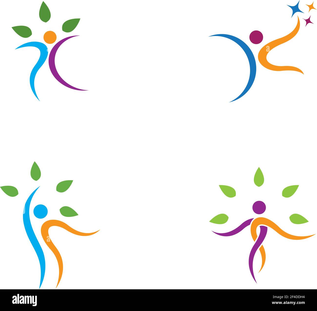 Healthy life logo template vector icon illustration design Stock Vector ...