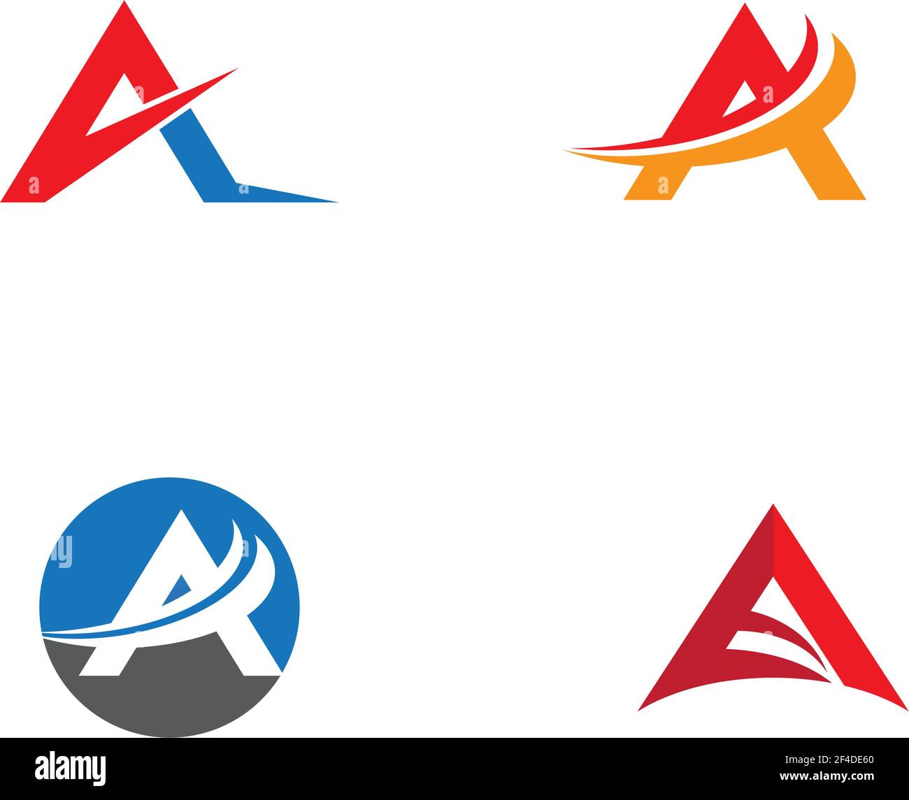 A letter logo vector icon illustration design Stock Vector Image & Art ...