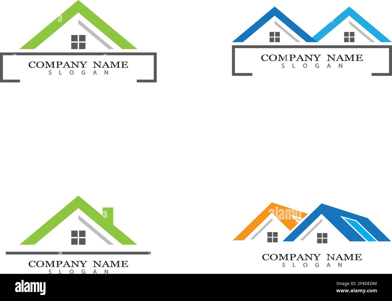 Property logo template vector icon illustration design Stock Vector ...