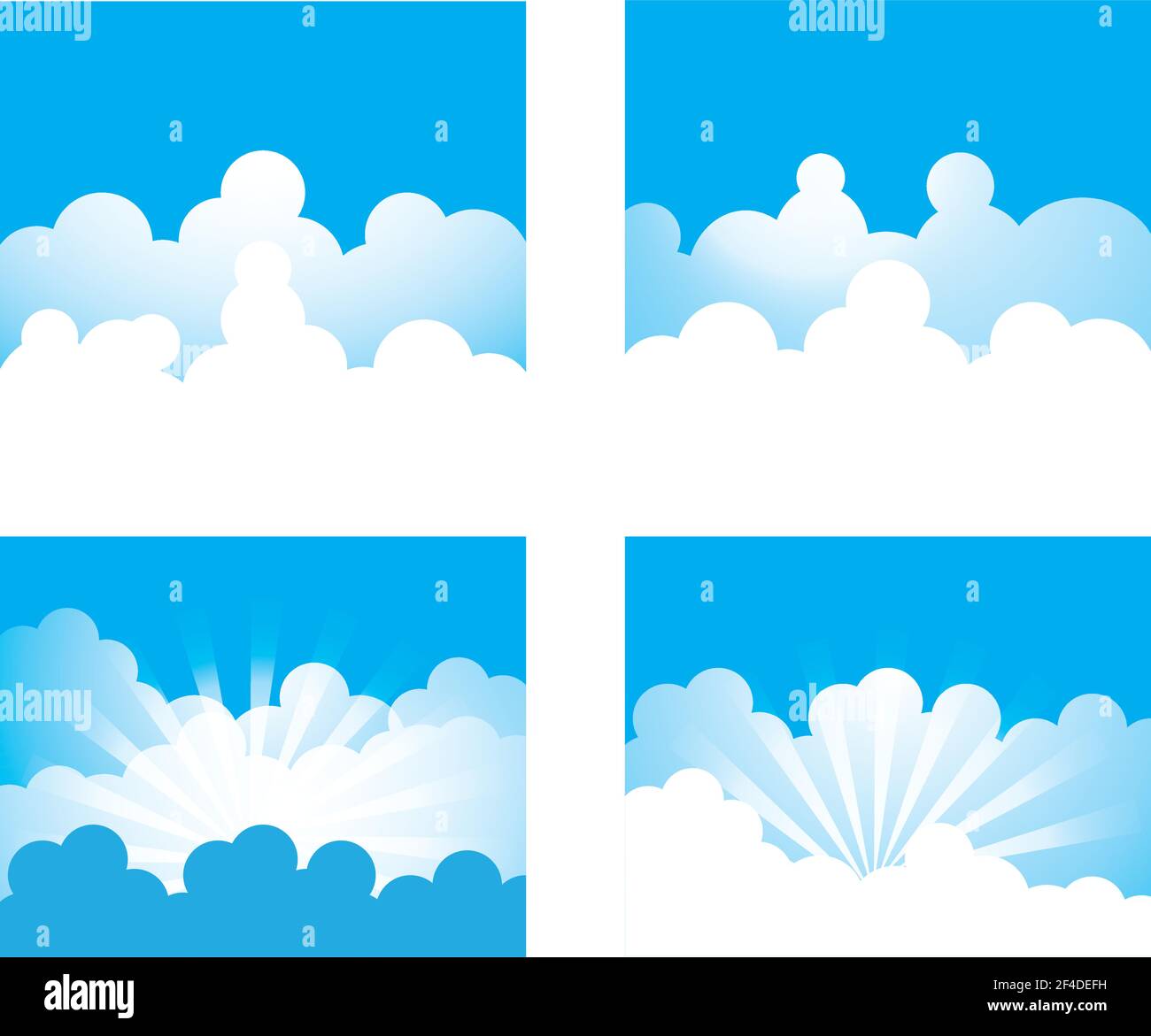 Blue sky with cloud vector icon illustration design Stock Vector Image ...