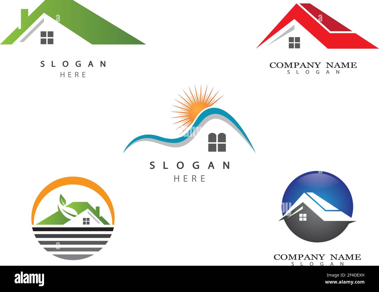 Property logo template vector icon illustration design Stock Vector ...