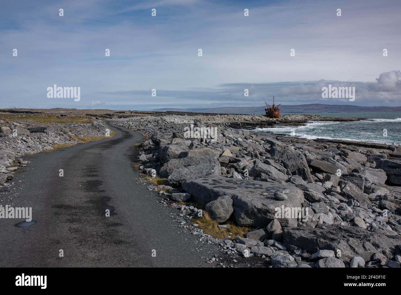 Ship wreck on aran islands hi-res stock photography and images - Alamy
