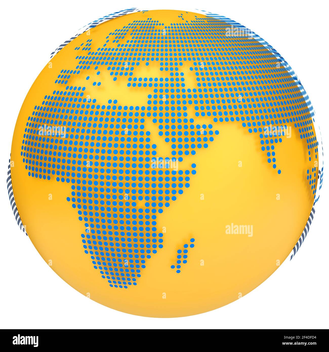 Earth Map Yellow Globe 3d Dotted Model Side Of Europe Asia And Africa earth-map-yellow-globe-3d-dotted-model-side-of-europe-asia-and-africa