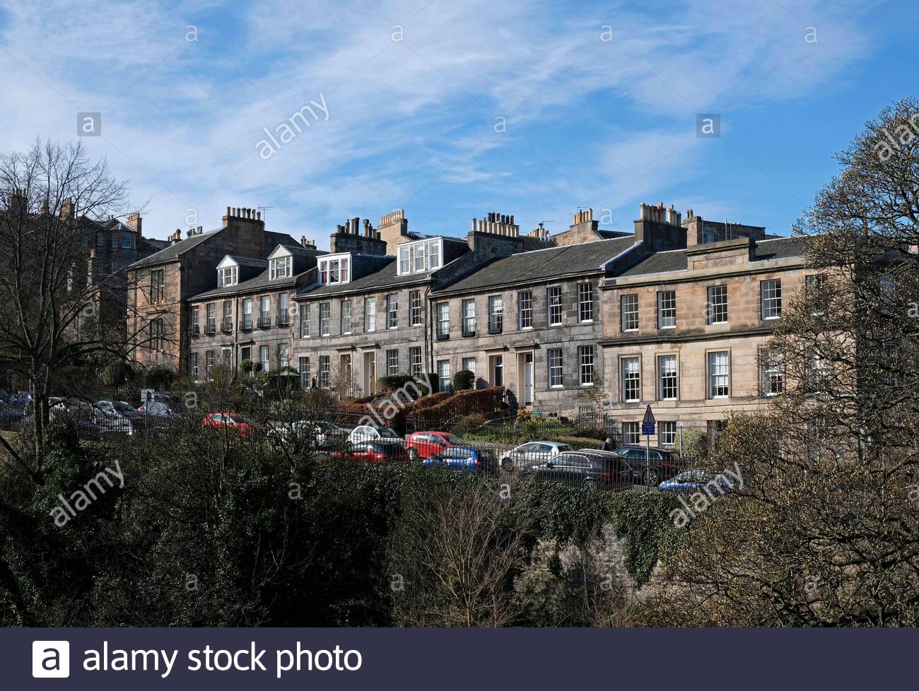 Upper Dean Terrace, Edinburgh New Town Streets, Edinburgh, Scotland
