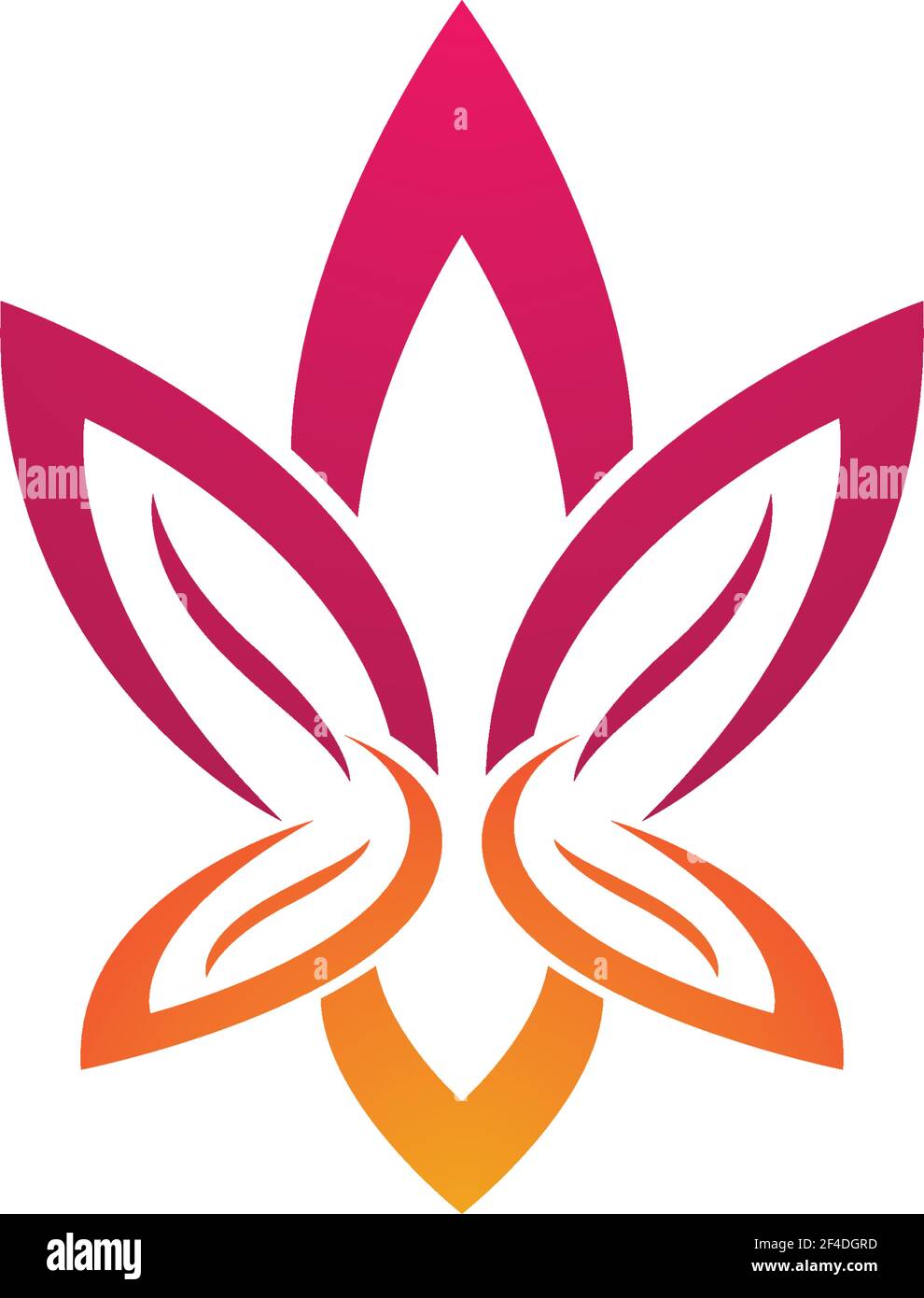 Beauty vector flowers design logo Template icon Stock Vector Image ...