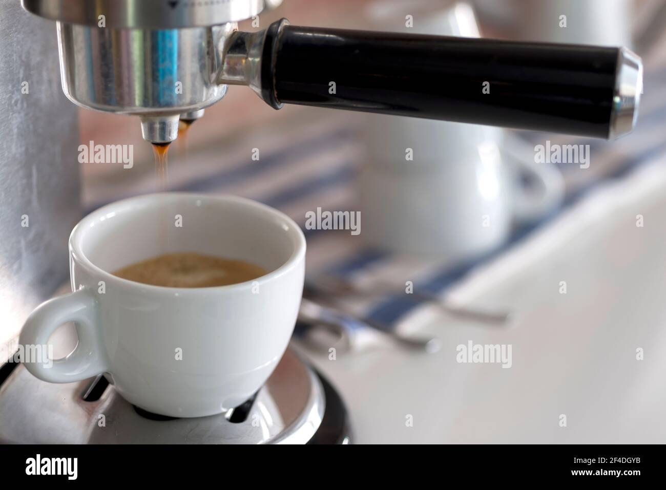 Professional coffee machine for home use Stock Photo Alamy