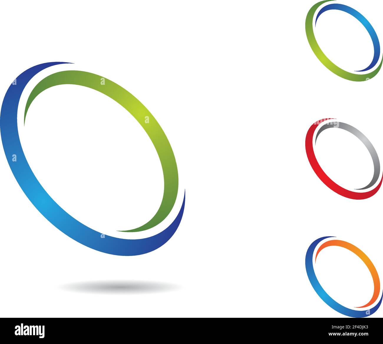 Circle Logo Template Vector Icon Illustration Design Stock Vector Image