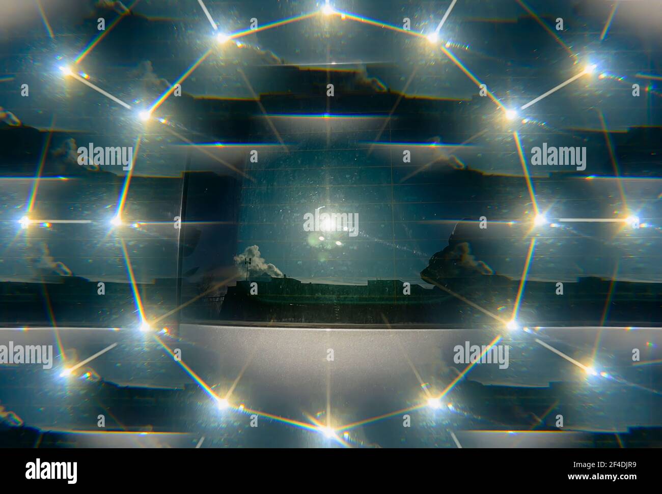 Various backgrounds obtained with multiple exposure Stock Photo - Alamy