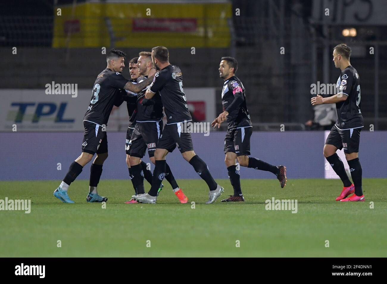 Lugano, Switzerland. 25th July, 2021. Antonio Marchesano (#10 FC Zuerich)  and Sandi Lovric (#24 FC Lugano) during the Super League match between FC  Lugano and FC Zuerich at Cornaredo Stadium in Lugano