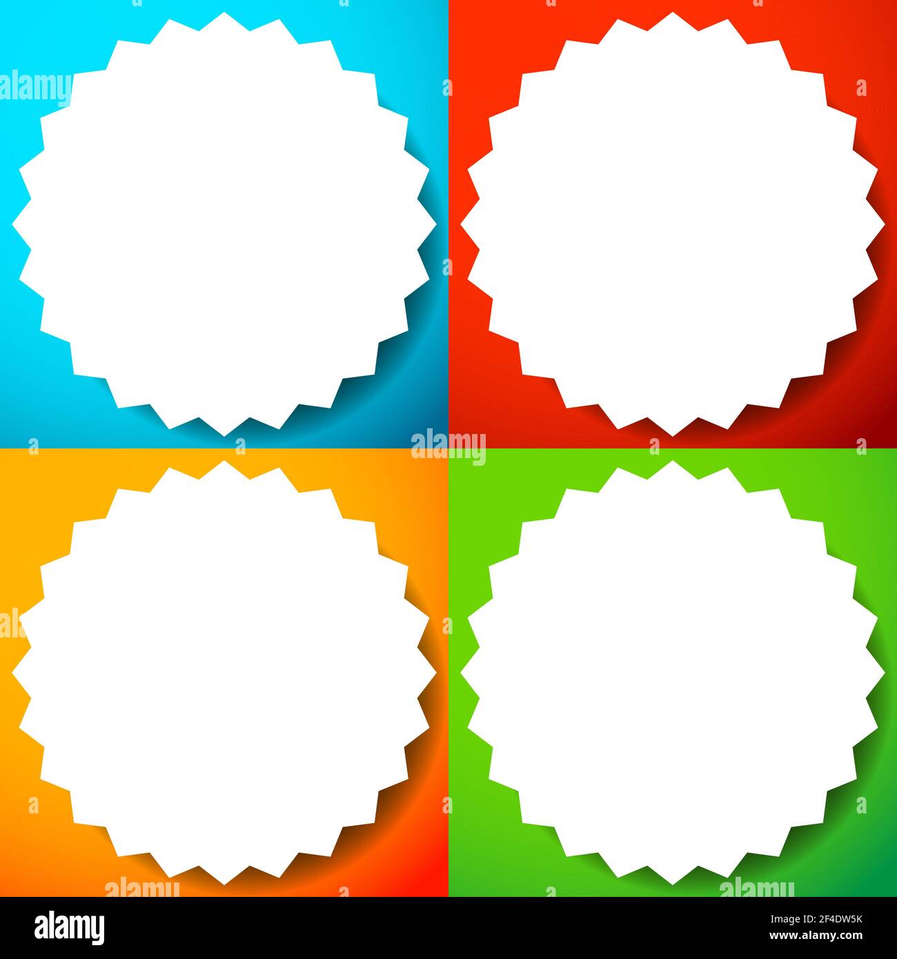 Rounded Starburst Clipart