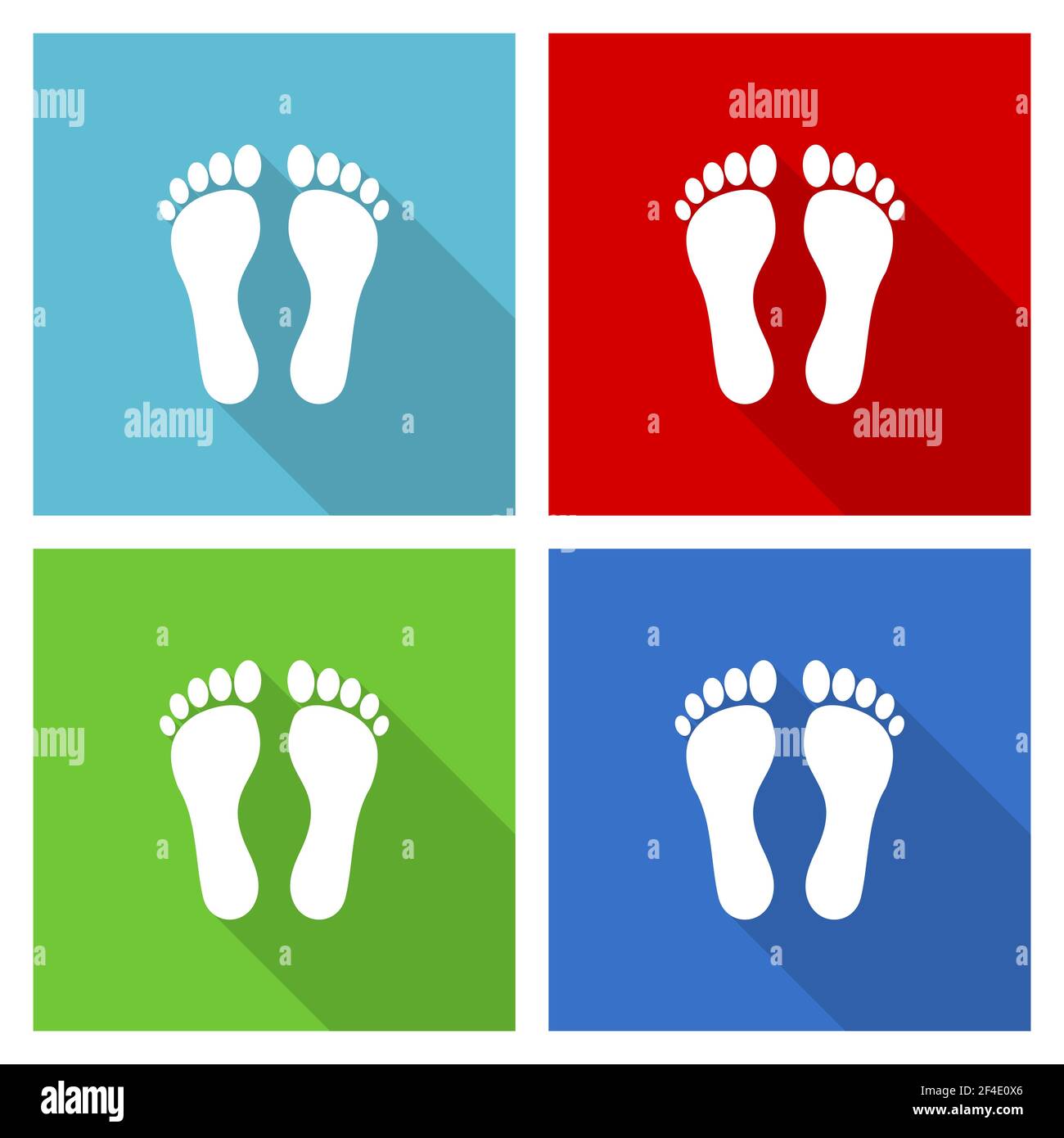 Four toe footprint hi-res stock photography and images - Alamy