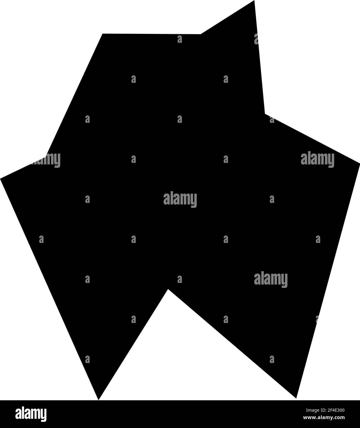 Edgy, geometric random amorph, amorphous shape, element vector — Stock ...