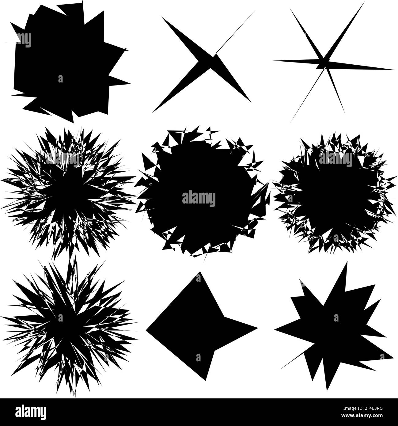 Edgy, geometric random amorph, amorphous shape, element vector — Stock ...