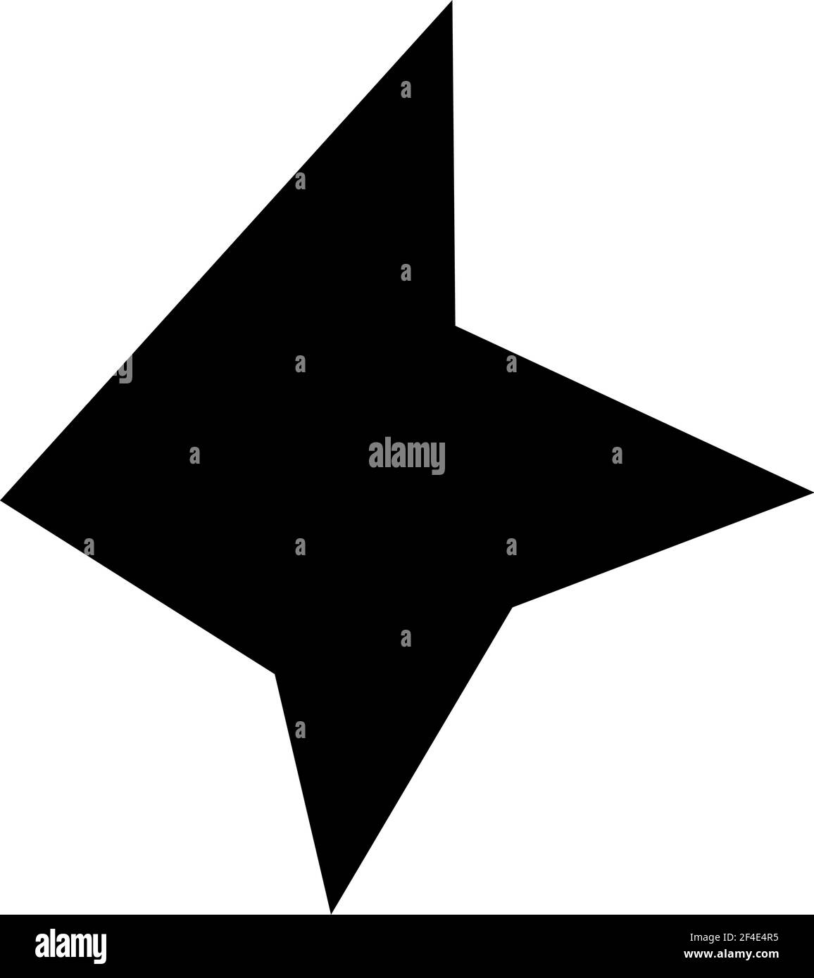 Edgy, geometric random amorph, amorphous shape, element vector — Stock ...