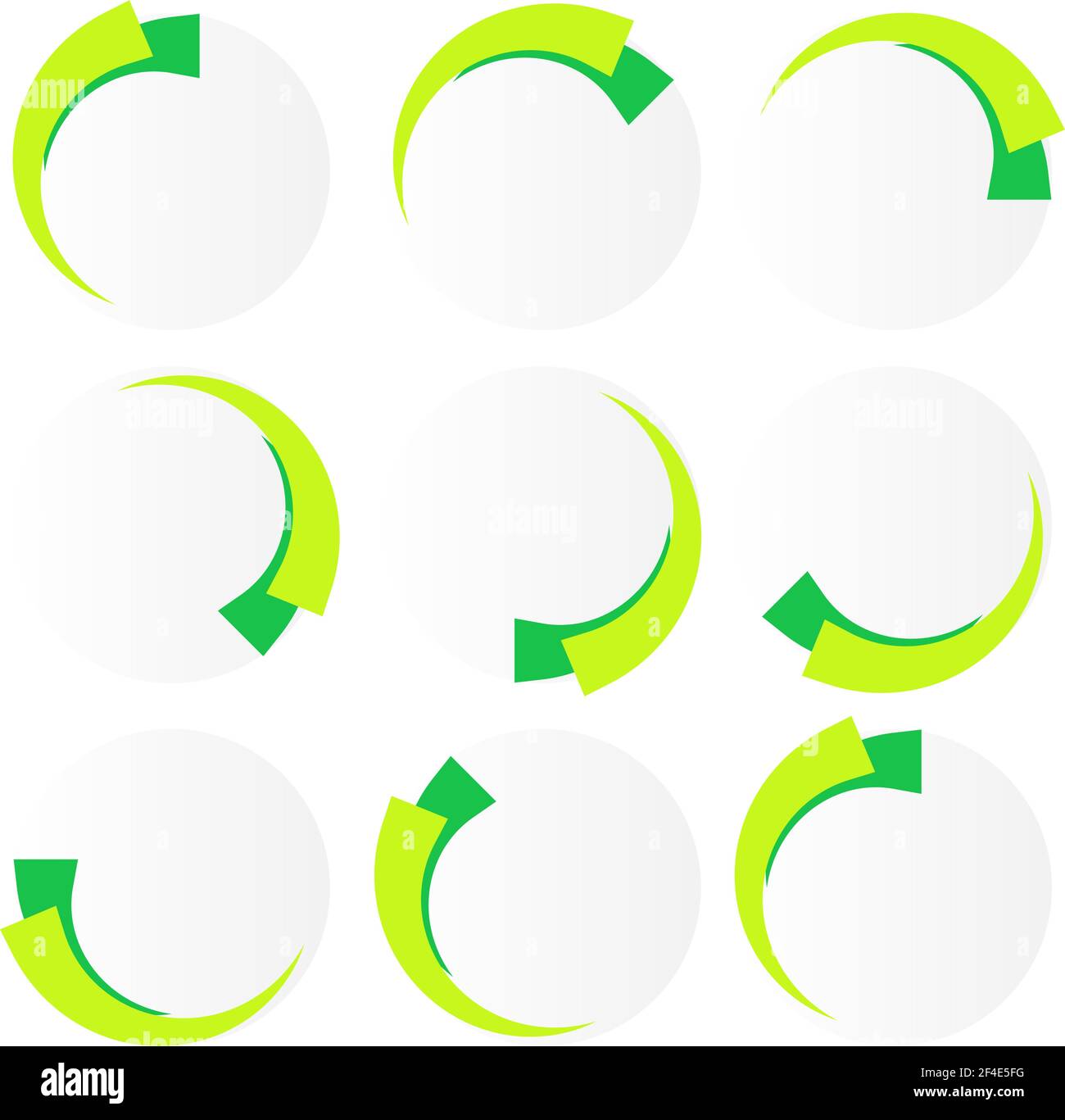 Segmented circle, circular preloader, buffer and progress bar