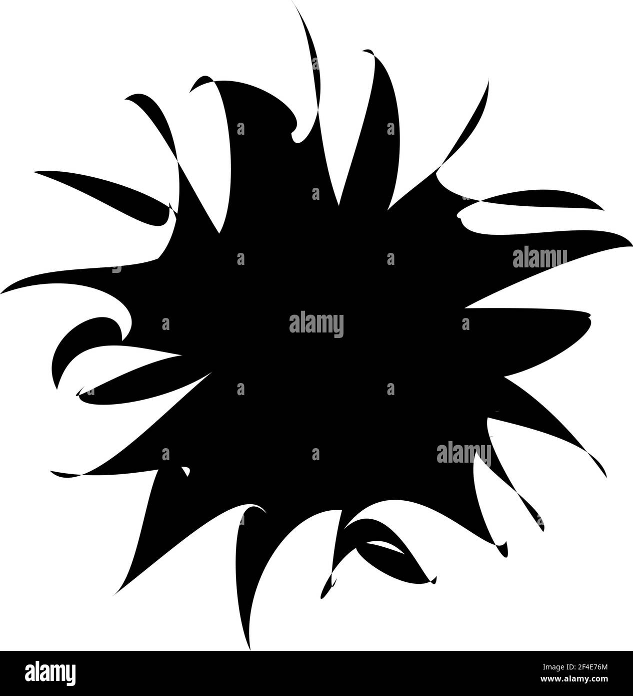 Random amorph, amorphous shape, element vector — Stock vector ...