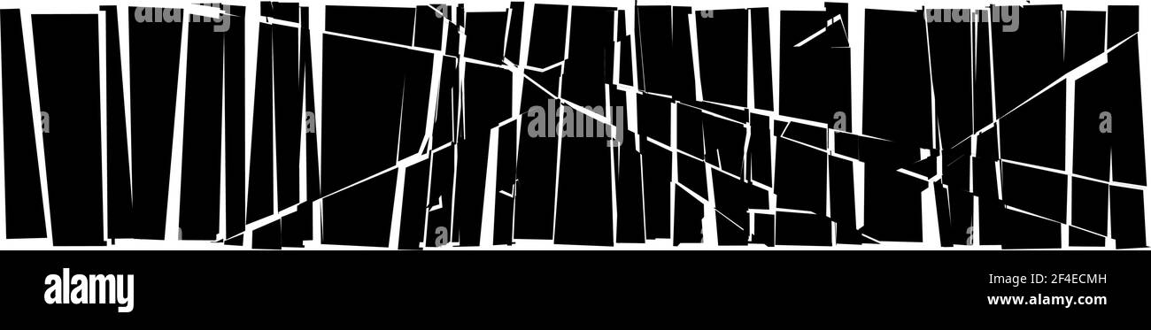 Crack pane glass Stock Vector Images - Alamy
