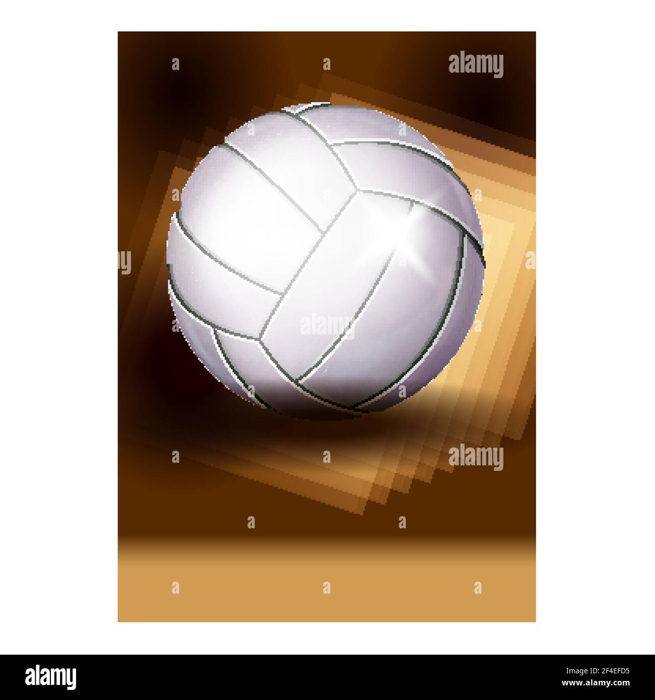Volleyball Sport Competition Leaflet Poster Vector Illustration Stock