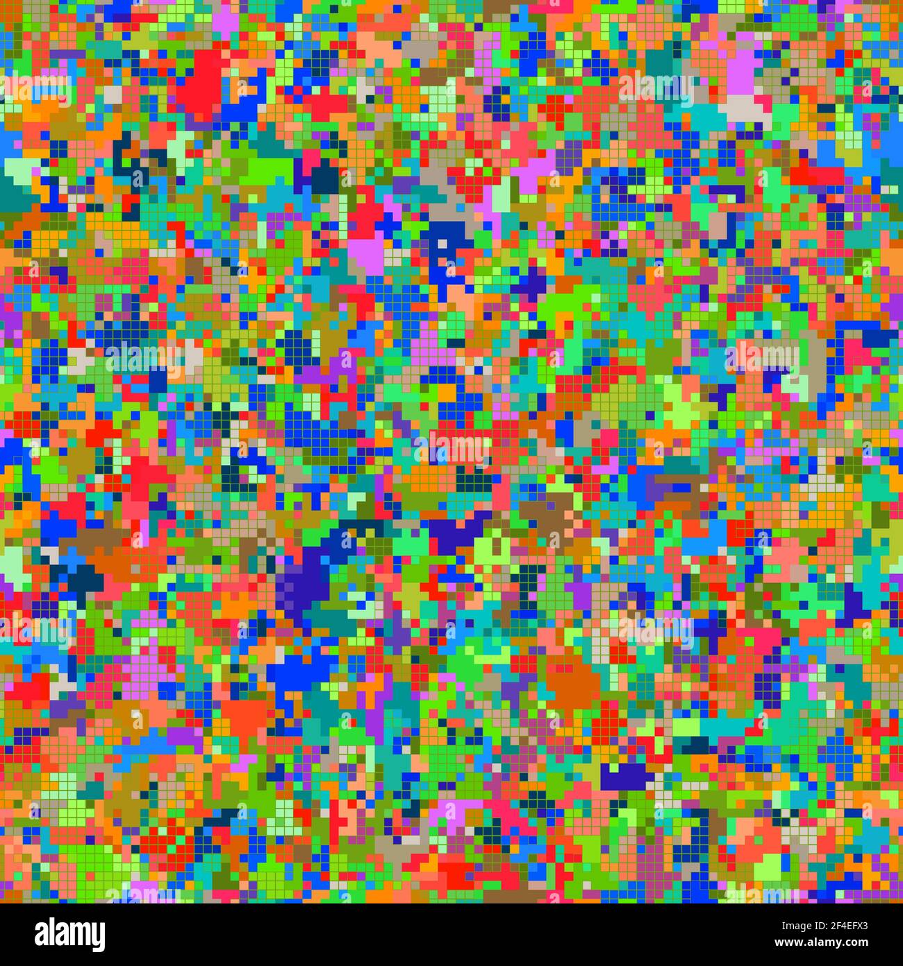 Abstract seamless pattern colorful Background with chaos of tiles Stock Vector