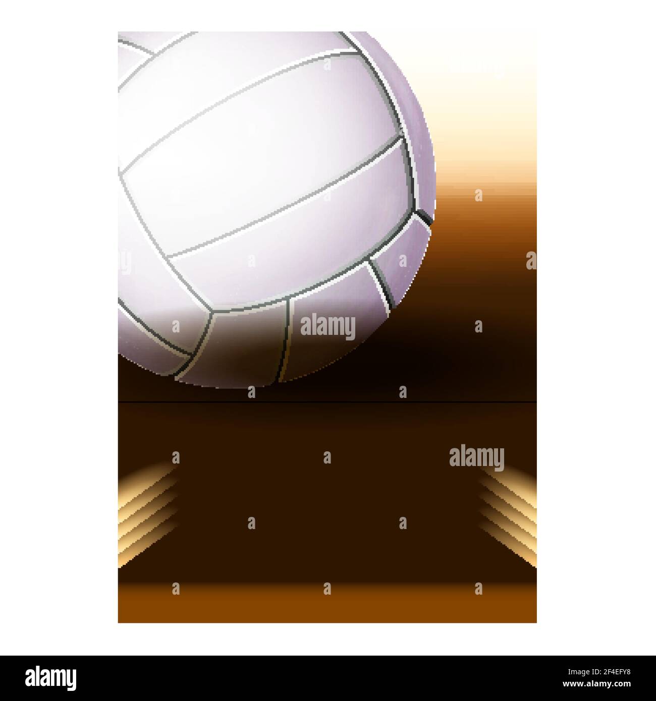 Volleyball Sport World Championship Poster Vector Illustration Stock