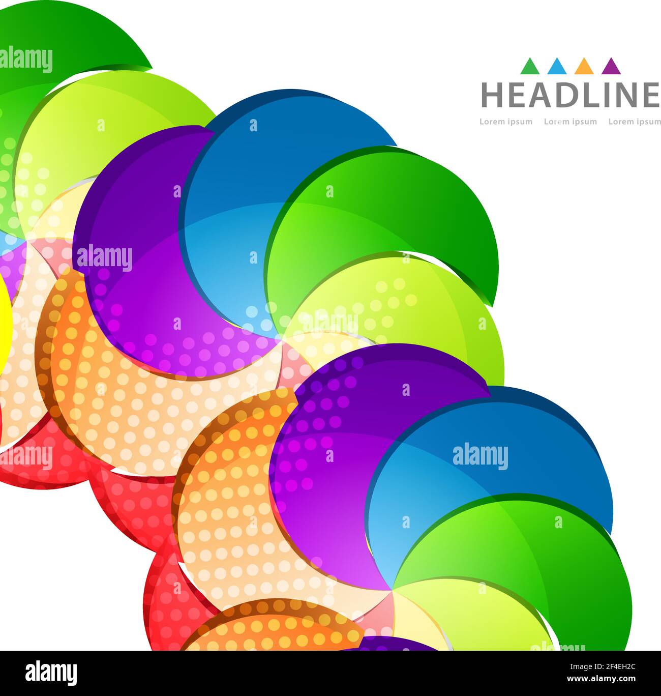 Brochure colorful header layout background template design Stock Vector ...