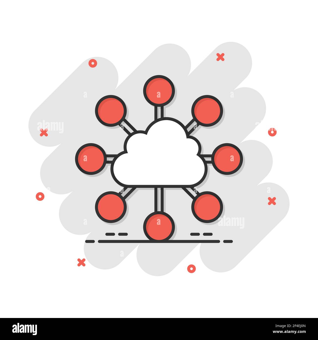 Vector cartoon cloud computing technology icon in comic style. Infographic analytics illustration pictogram. Network business splash effect concept Stock Vector Image & Art - Alamy Vector cartoon cloud computing technology icon in comic style. Infographic analytics illustration pictogram. Network business splash effect concept Stock Vector Image & Art - Alamy