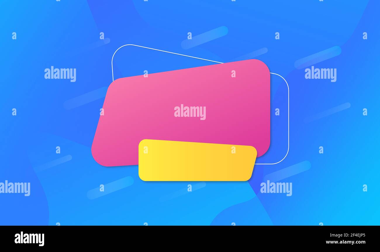 Color shape abstract background with geometric elements. Vector illustration Stock Vector
