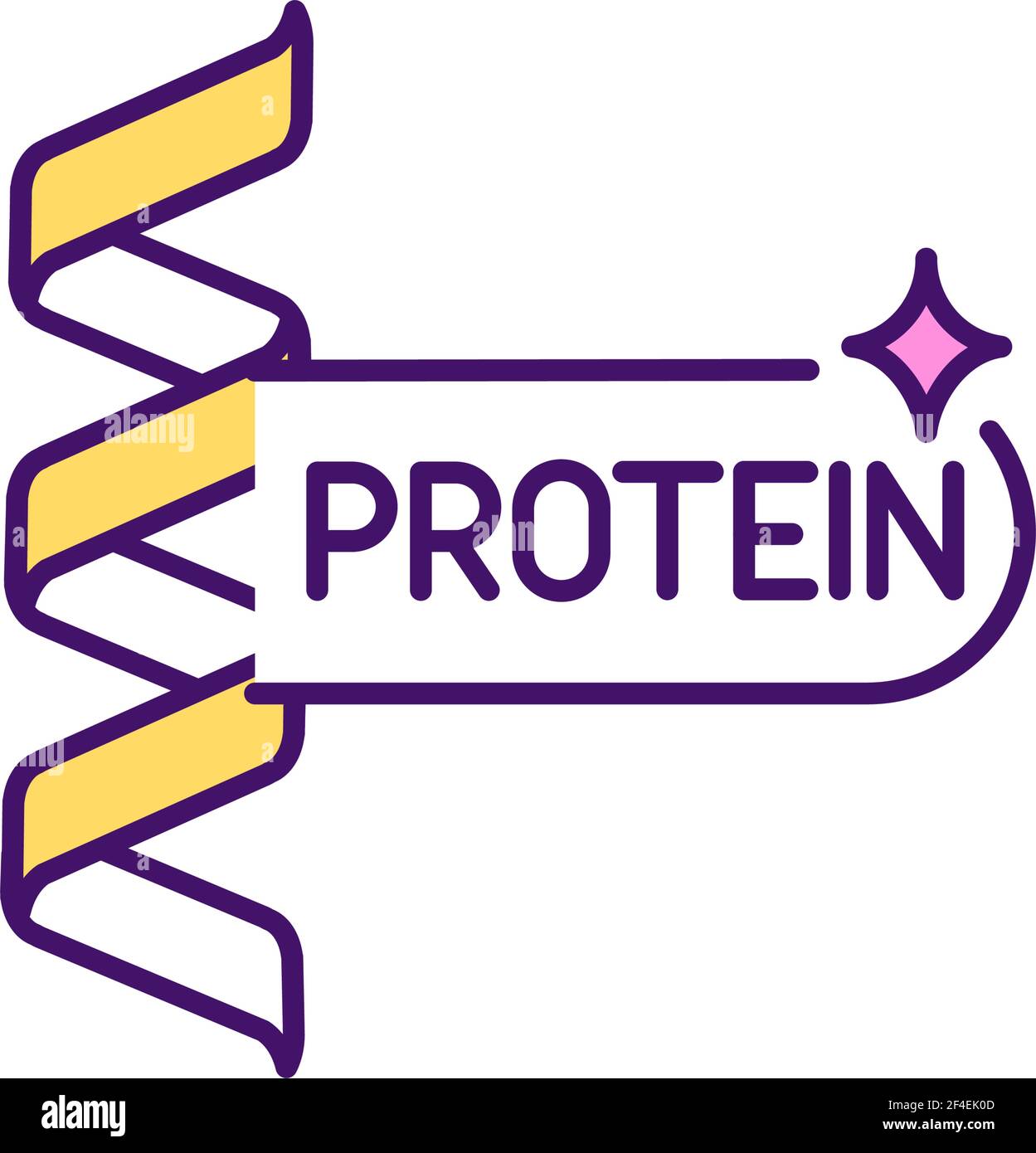 Protein in food RGB color icon Stock Vector Image & Art - Alamy