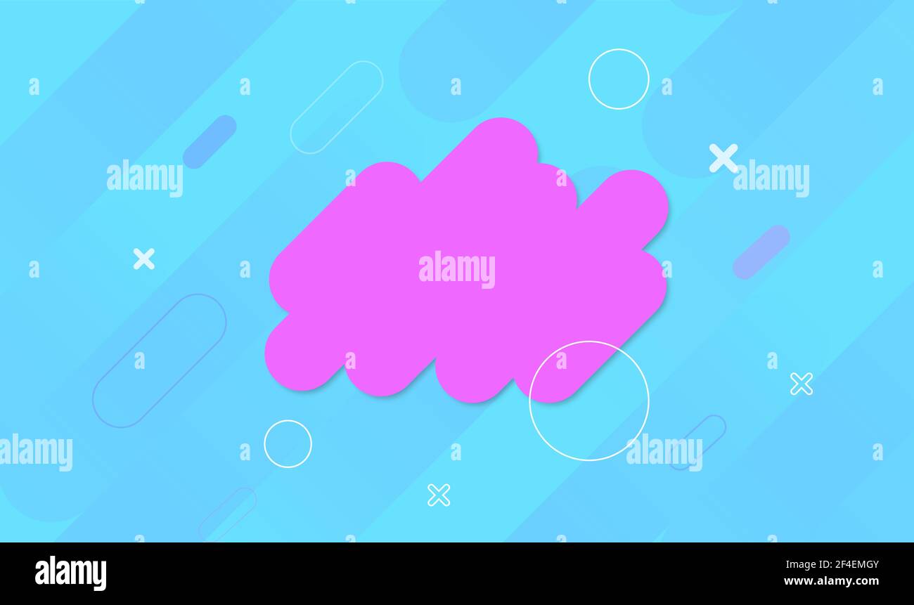 Abstract vector background. Trendy 3d shape. Geometric figures . Vector illustration Stock Vector