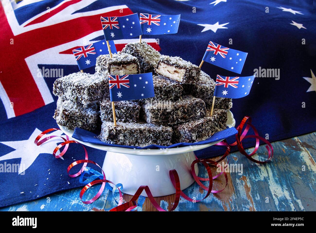 Lamingtons for Australia Day - Claire K Creations