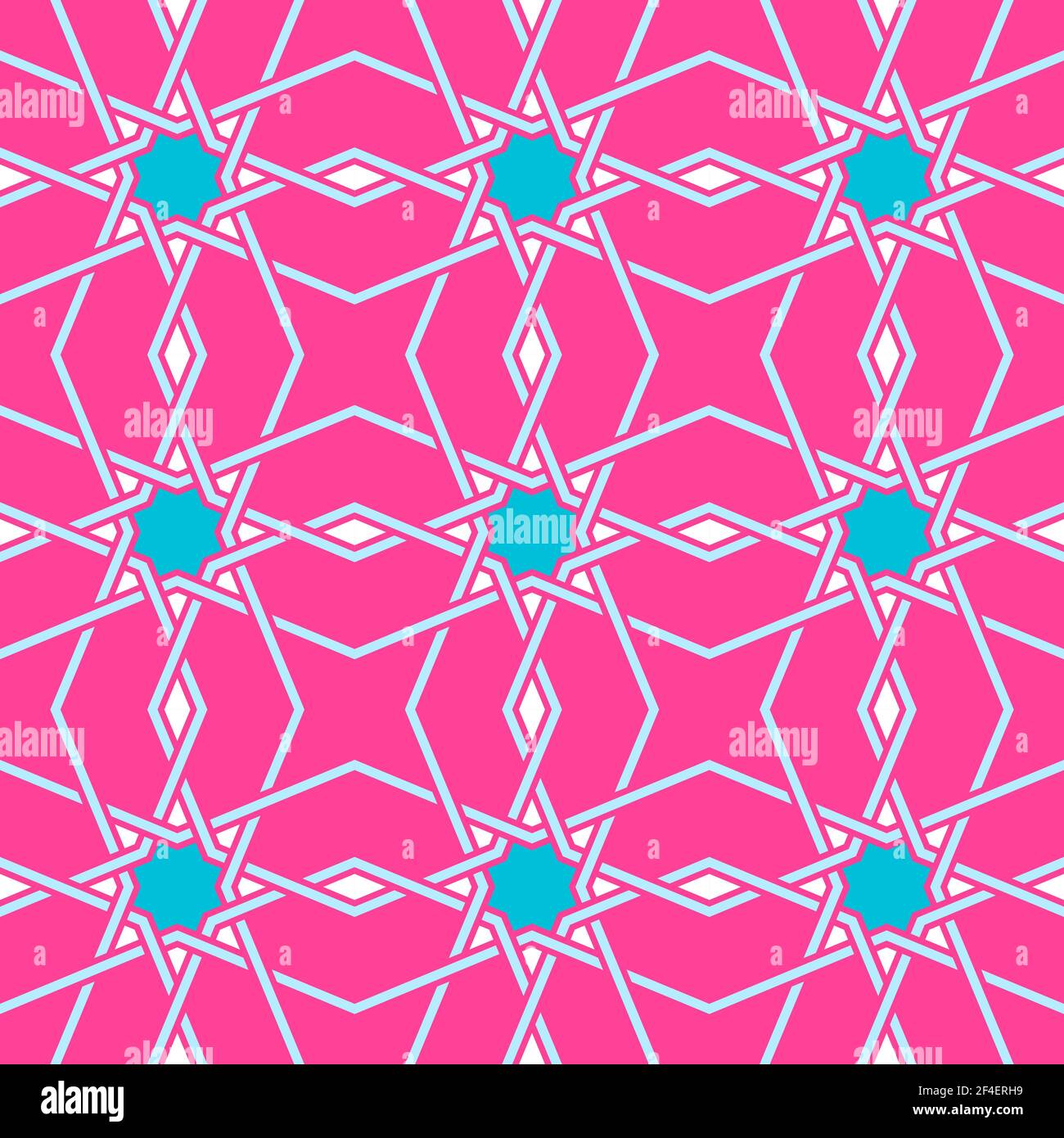 Modern Tangled Lattice Pattern inspired by traditional arabic geometry ...