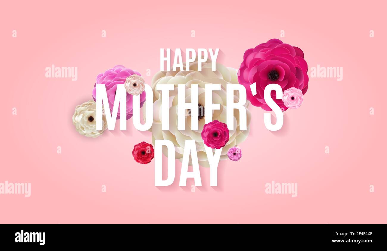 I love you mom. Happy Mother s Day background. Vector Illustration ...