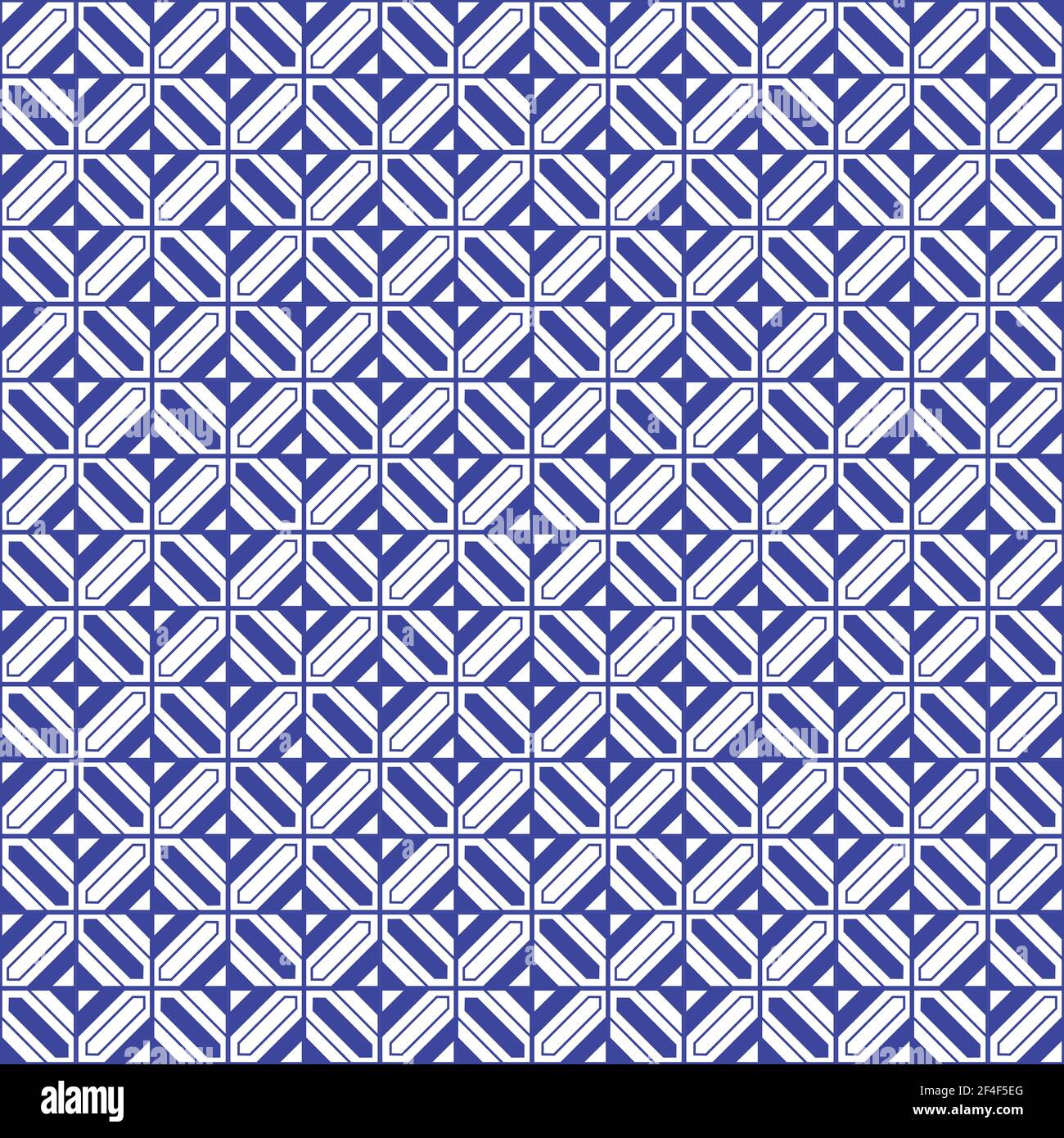 Abstract seamless pattern made with lines and shapes, blue background ...
