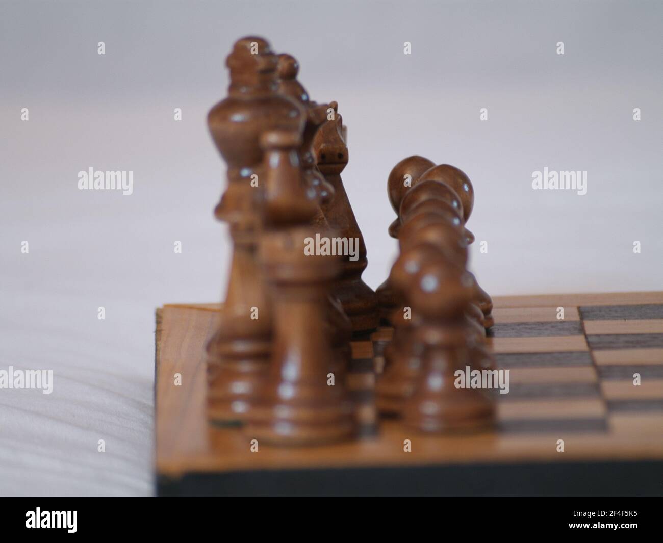 Das Spiel der Könige - Schach. Es schult das strategische Denken. Stock Photo