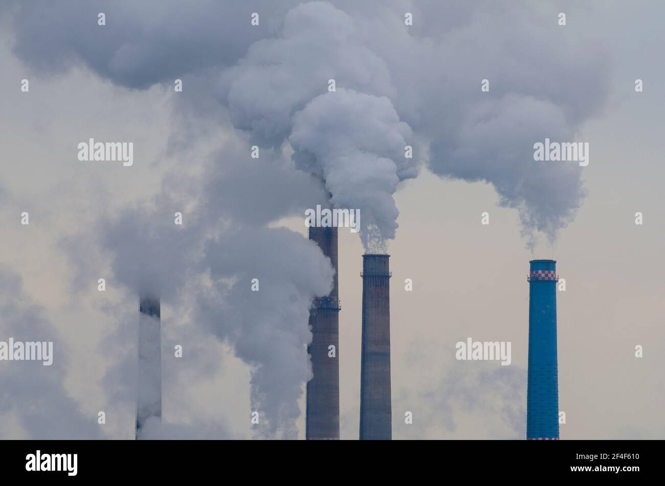 BUCHAREST, ROMANIA - 03 December 2020 - The CEF Sud - a coal-fired power station in Bucharest, Romania - Photo: Geopix Stock Photo