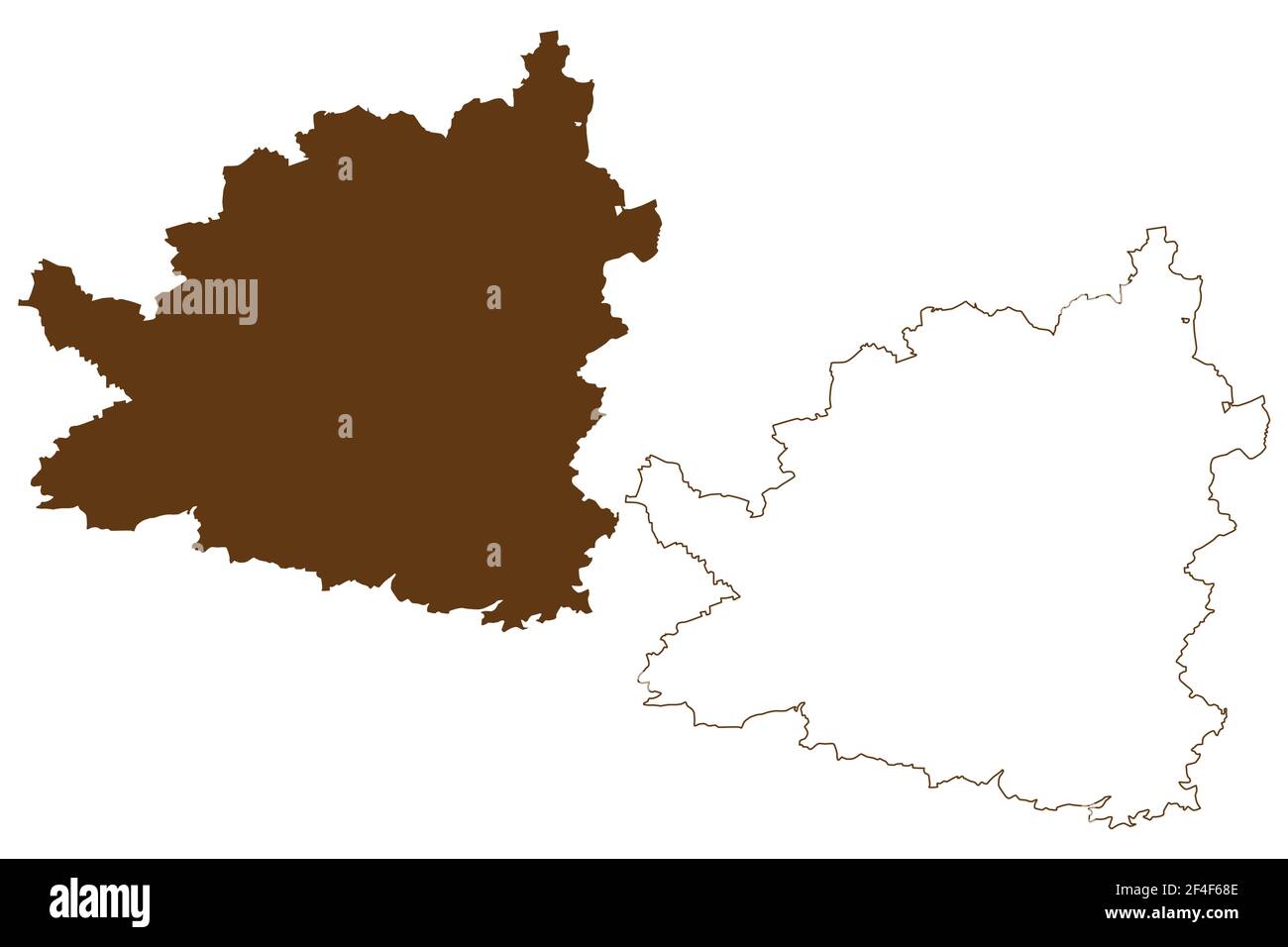 Tubingen district (Federal Republic of Germany, rural district,  Baden-Wurttemberg State) map vector illustration, scribble sketch Tubingen  map Stock Vector Image & Art - Alamy