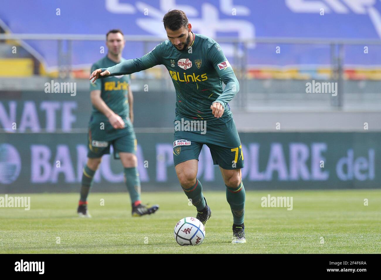 Panagiotis Tachtsidis player of Lecce, during the match of the Italian league series B between Frosinone vs Lecce final result 0-3, match played at th Stock Photo
