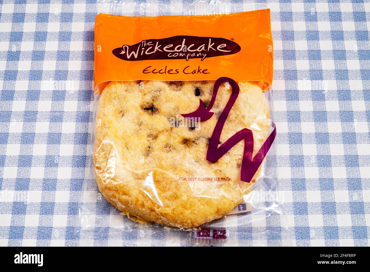 The Wicked Cake Company Eccles cake Stock Photo