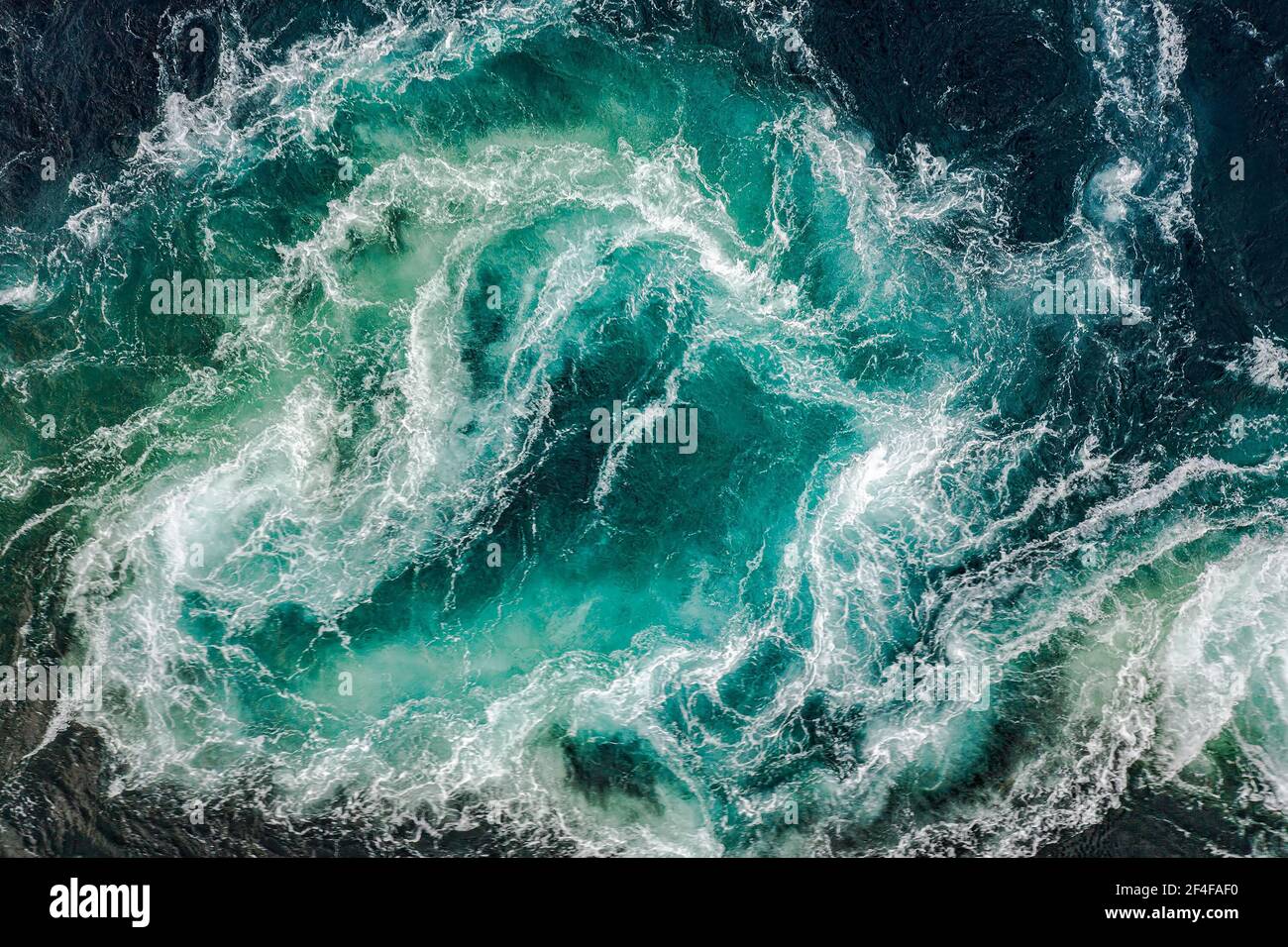 Waves of water of the river and the sea meet each other during high tide  and low tide. Whirlpools of the maelstrom of Saltstraumen, Nordland, Norway  Stock Photo - Alamy