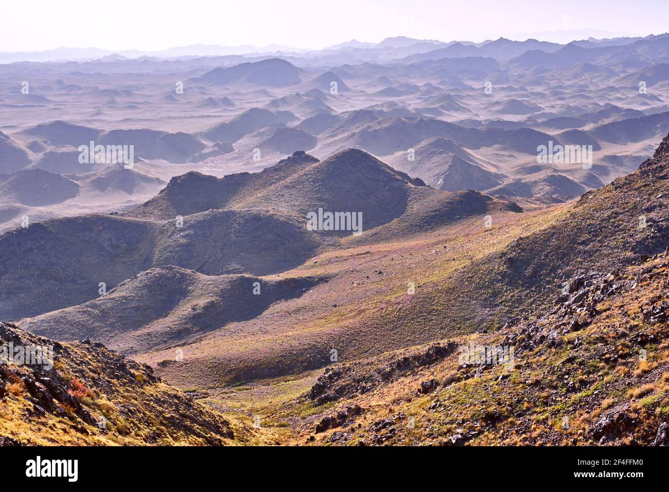 Valley With Ridges Hills ridges desert landscape hi-res stock photography and images - Alamy