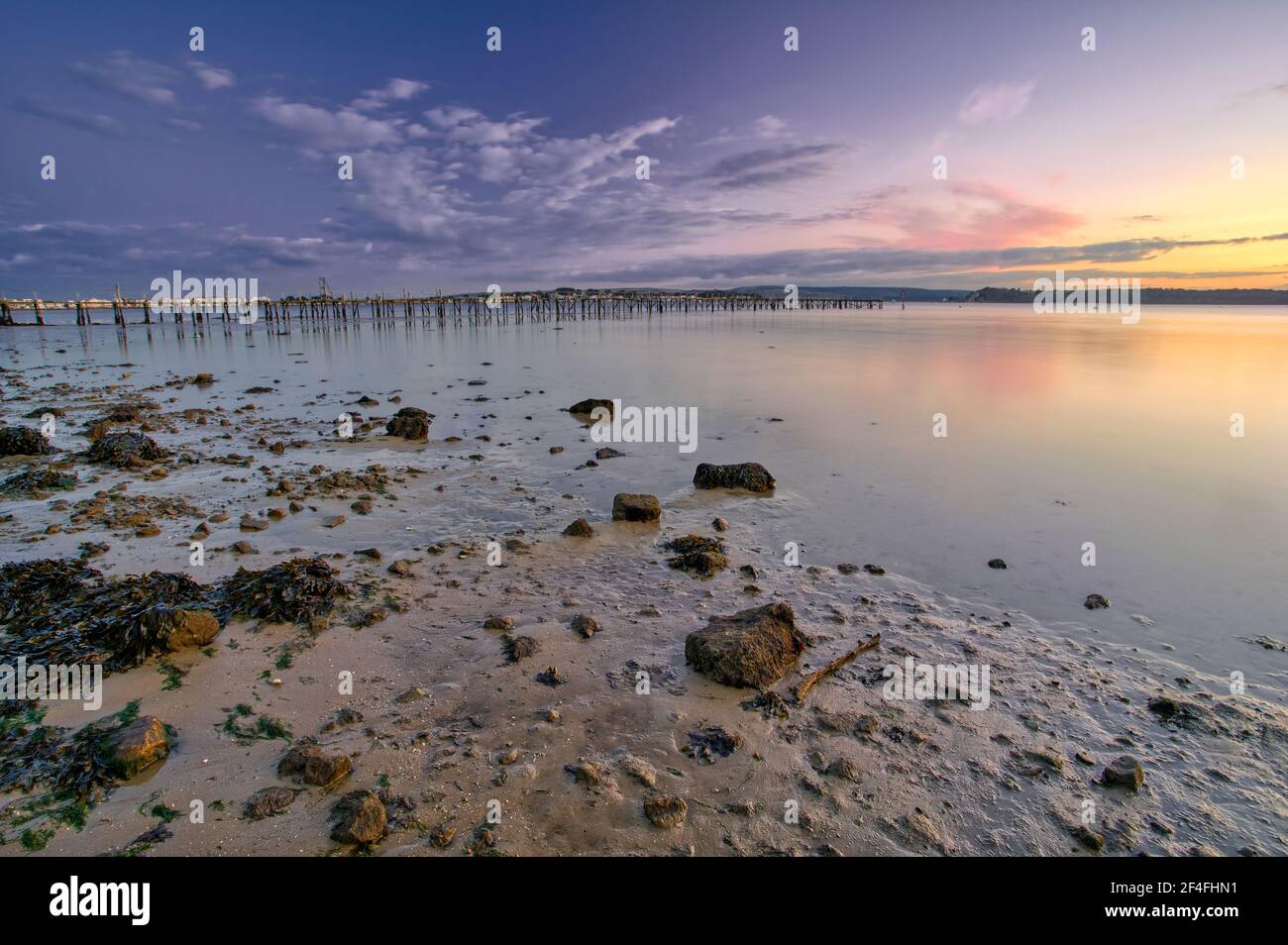 The Evening News, Evening Hill, Poole, Dorset Stock Photo Alamy