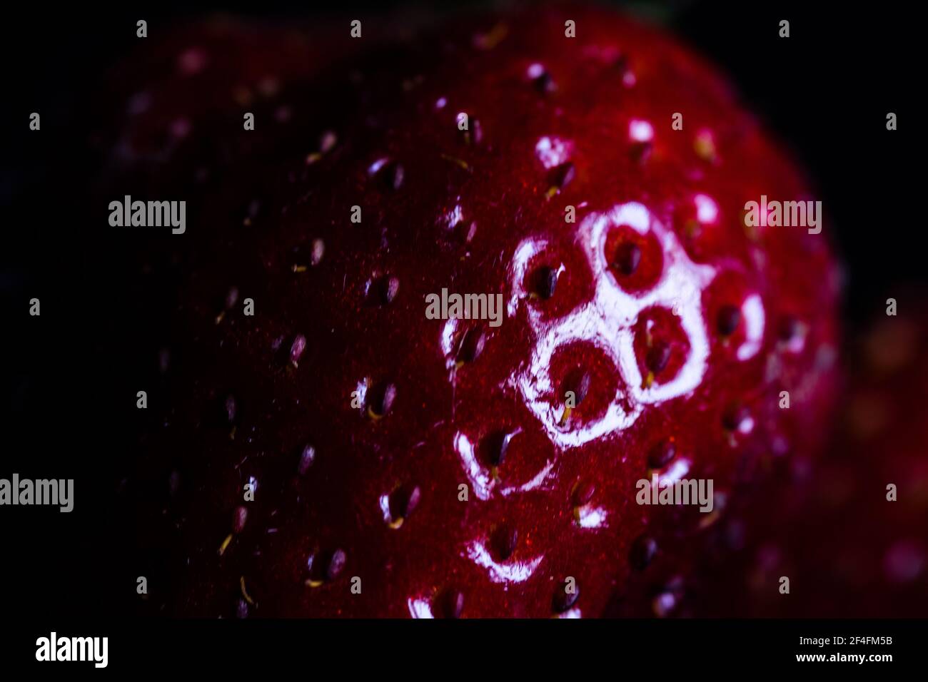 Food Frame Background - Fresh ripe perfect strawberries Stock Photo - Alamy