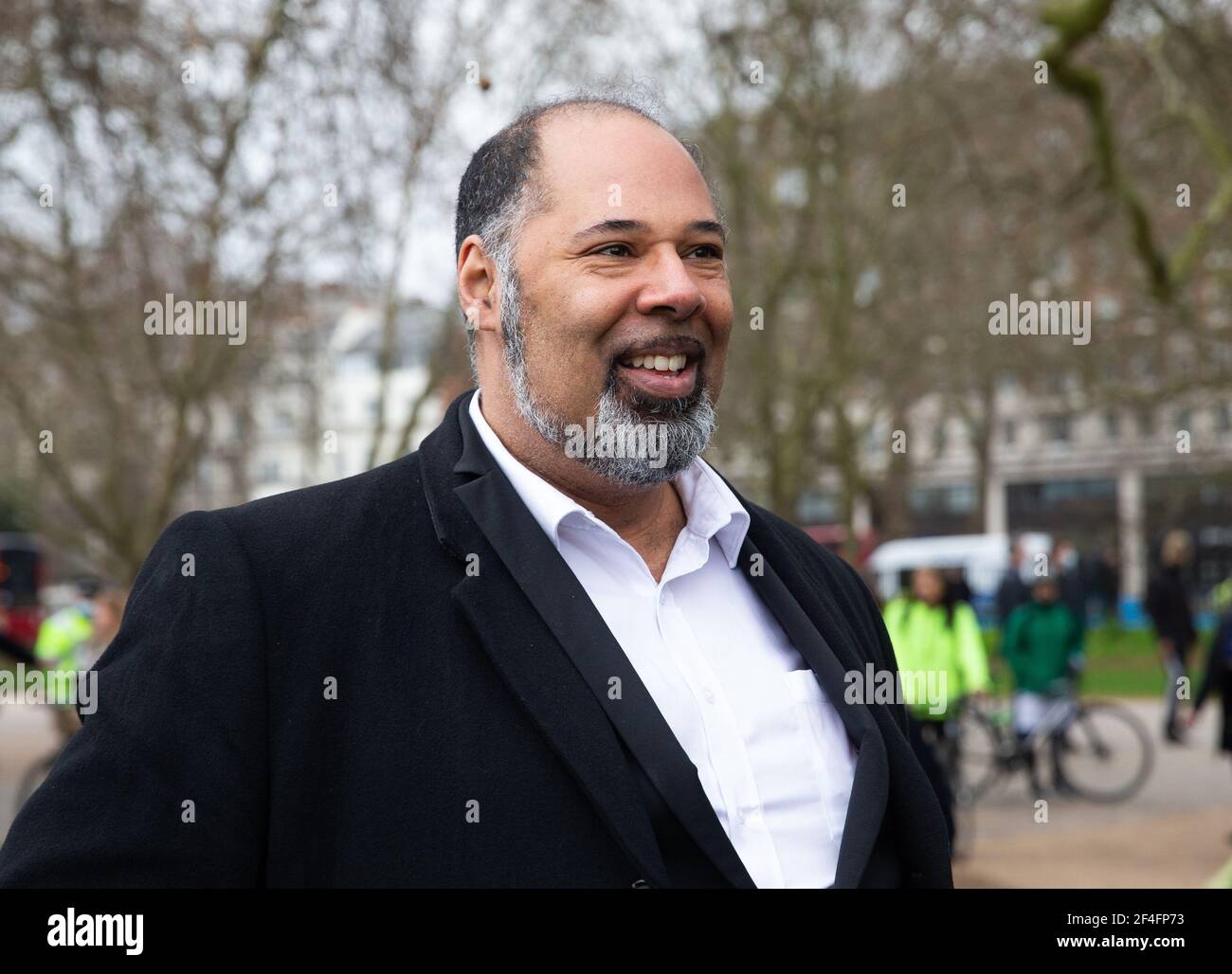 London, UK. 20th Mar, 2021. Worldwide Rally for Freedom. 'Vigil for the Voiceless', a large march by people who do not believe in the vaccine and think that people should not wear masks. They are sceptical about the Covid pandemic. Credit: Karl Black/Alamy Live News Stock Photo