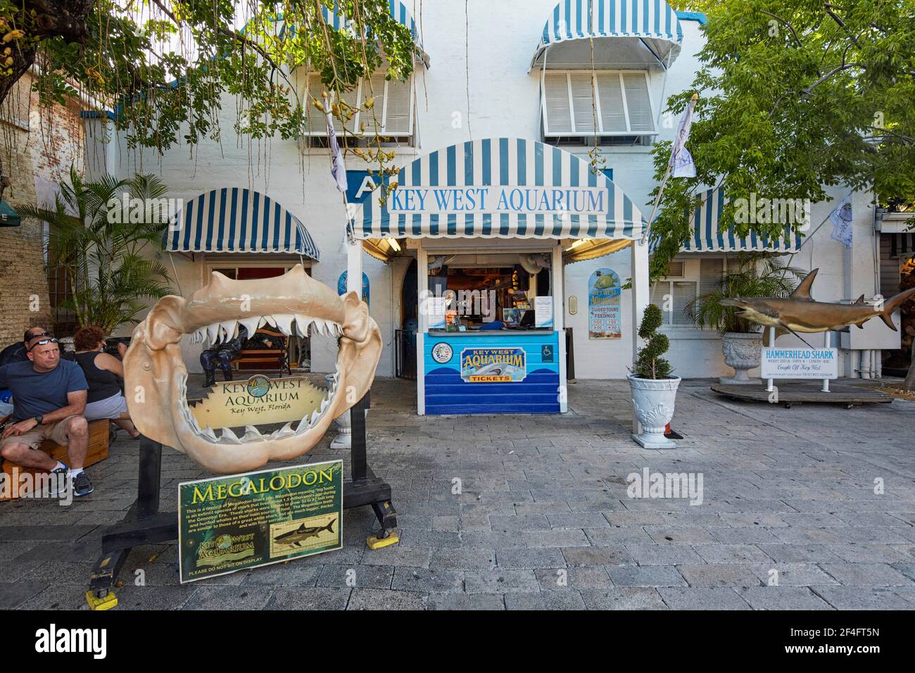 Key West Aquarium in Key West Florida USA Stock Photo Alamy