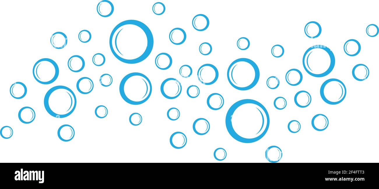 Bubbles water background vector icon illustration design Stock Vector