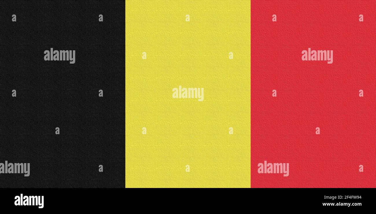 An illustration of the national flag of Belgium Stock Photo - Alamy
