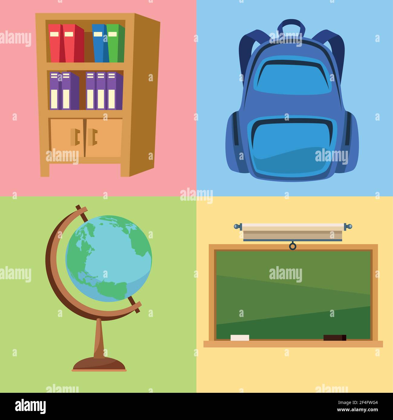School supplies room Stock Vector Images - Alamy