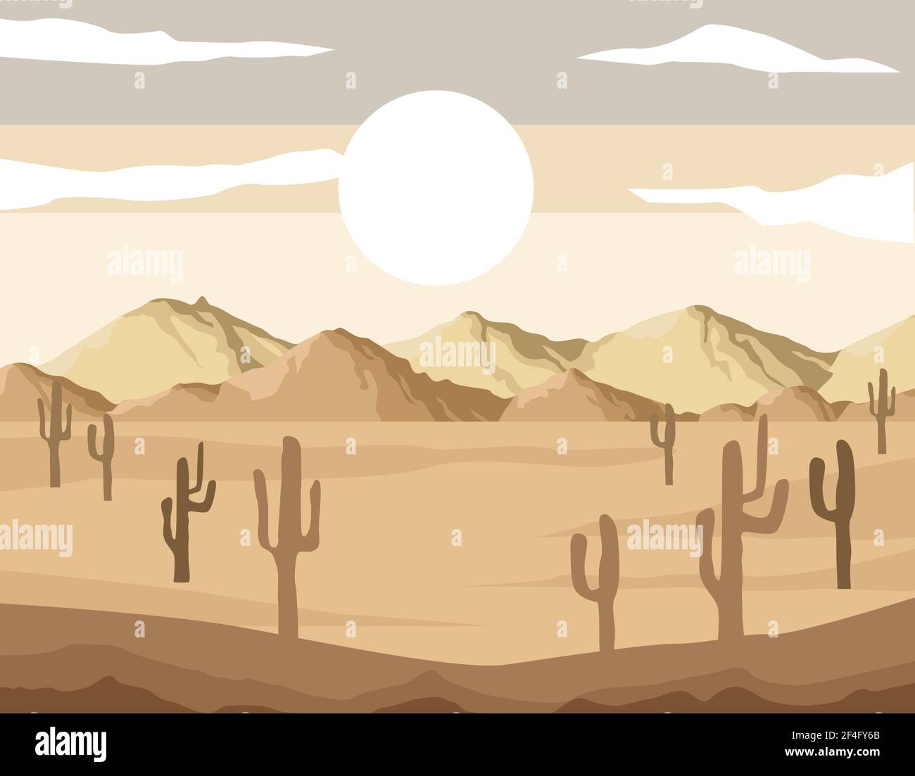 dessert with cactus Stock Vector Image & Art - Alamy