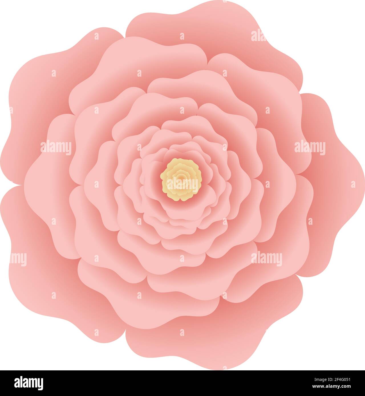 cute pink rose Stock Vector Image & Art - Alamy